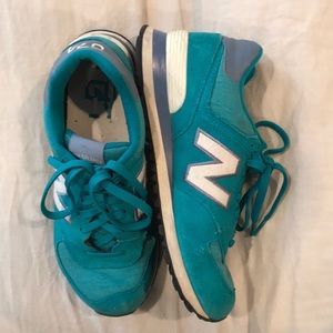 574 Turquoise New Balance Sneaker Tennis Shoes